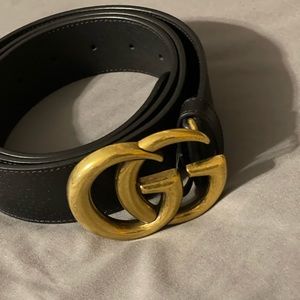 Black Gucci Belt